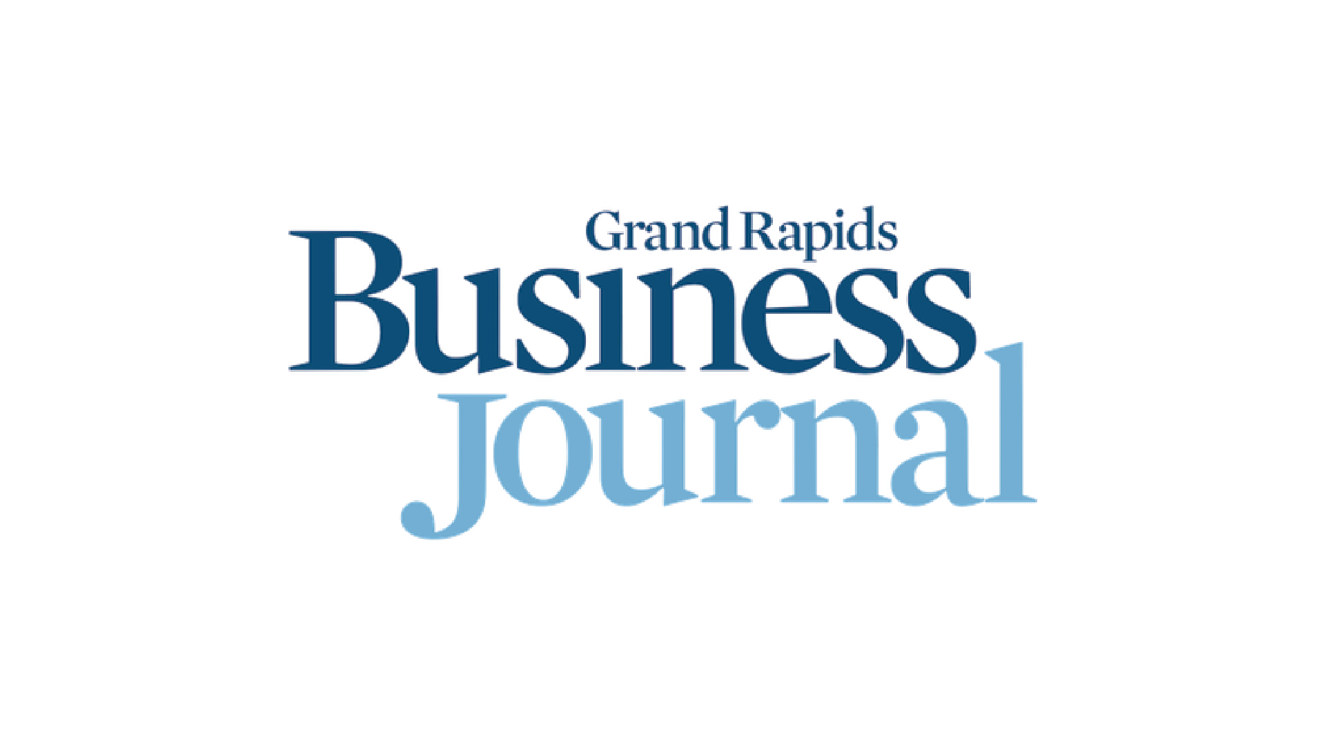 Grand Rapids Business Journal logo blue