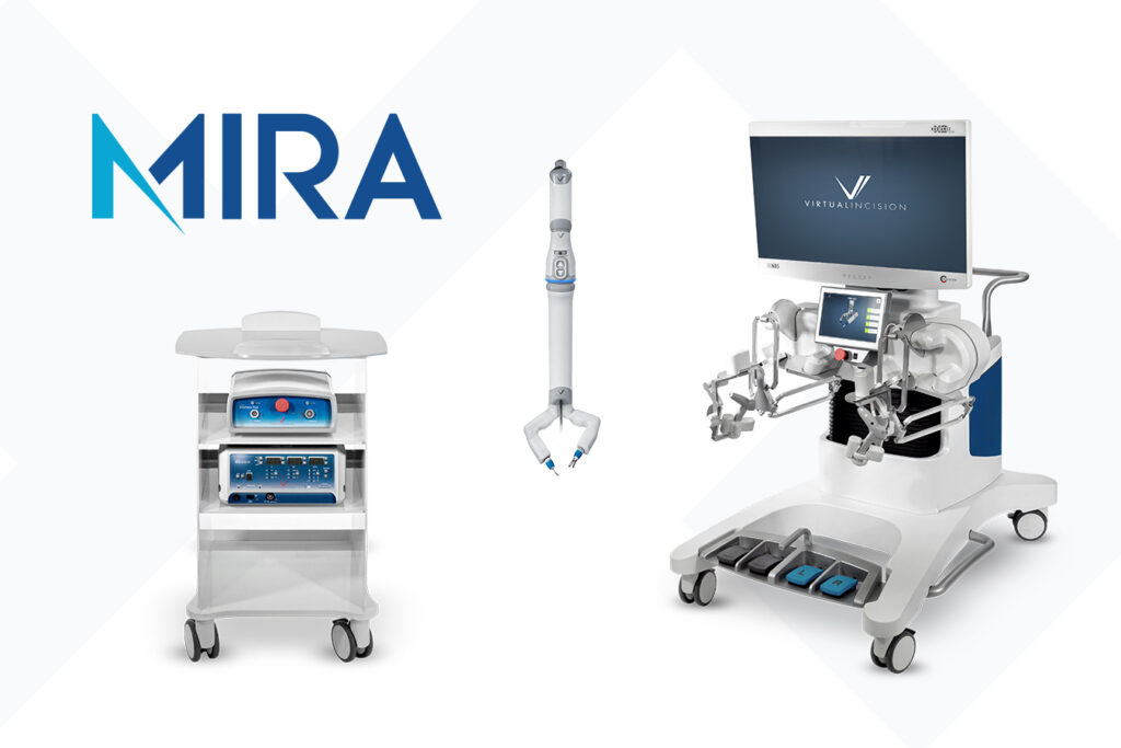 Robotic-assisted surgery virtual incisions MIRA