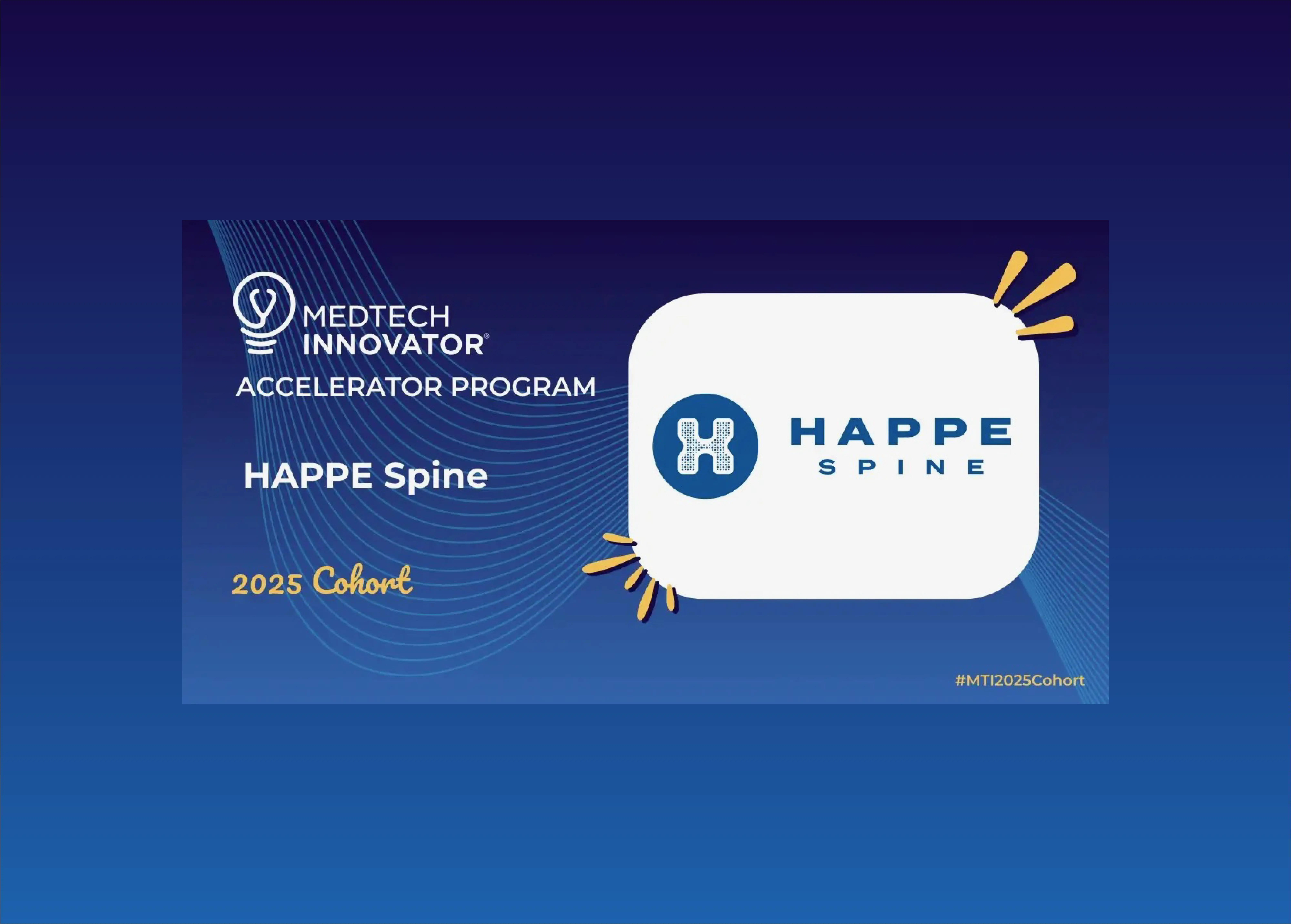 HAPPE Spine MTI news